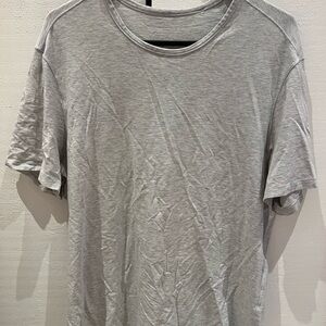 lululemon athletica Light Gray Short Sleeve Tee